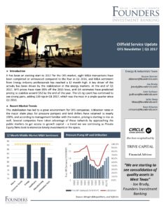 Founders Q1 2017 Oilfield Services Update